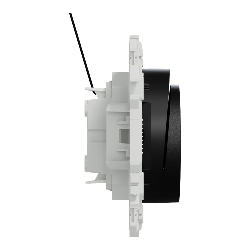 Odace interrupteur à carte 10A LED noir